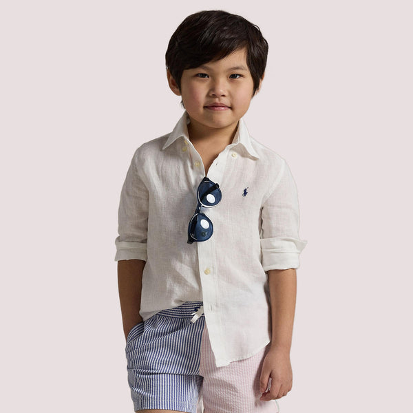 Camicia di lino 322967600 /003 POLO RALPH LAUREN 