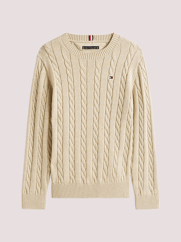 Pullover Essential in maglia intrecciata KB0KB09753 /GUQ TOMMY HILFIGER 