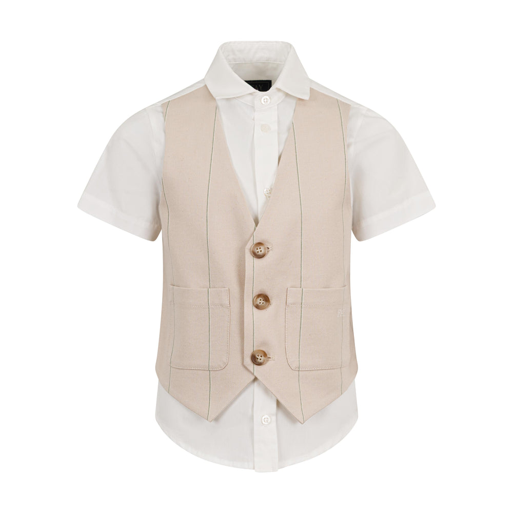 Gilet con bottoni Fay FY5P91 P0013 /101BG FAY 