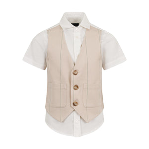 Gilet con bottoni Fay FY5P91 P0013 /101BG FAY 