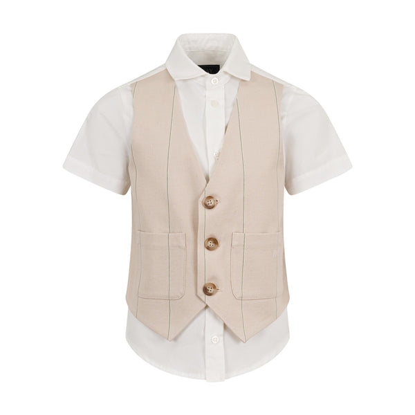 Gilet con bottoni Fay FY5P91 P0013 /101BG FAY 