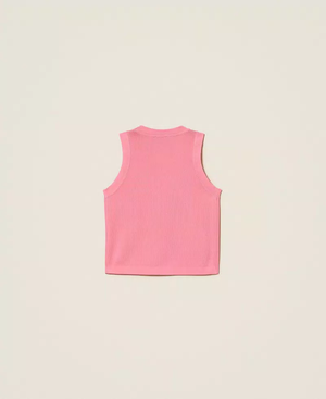 Top in maglia con bottoni 261GJ3062 /7207 TWINSET 