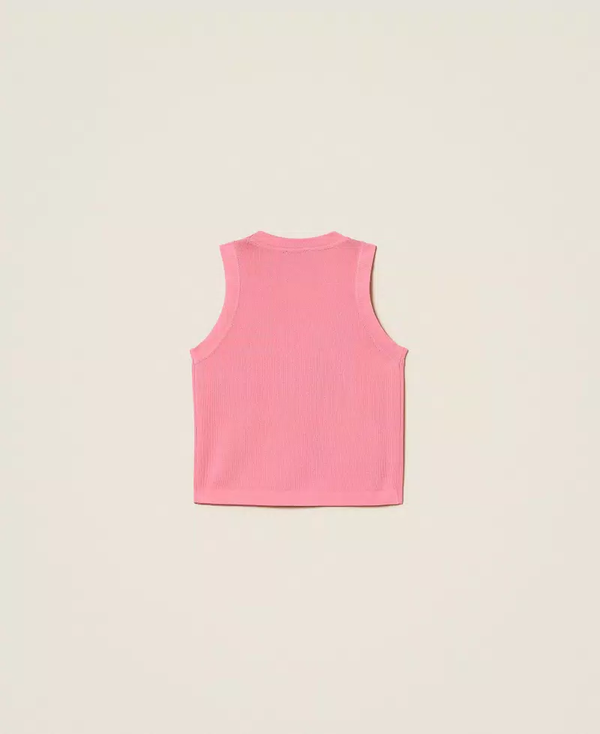 Top in maglia con bottoni 261GJ3062 /7207 TWINSET 