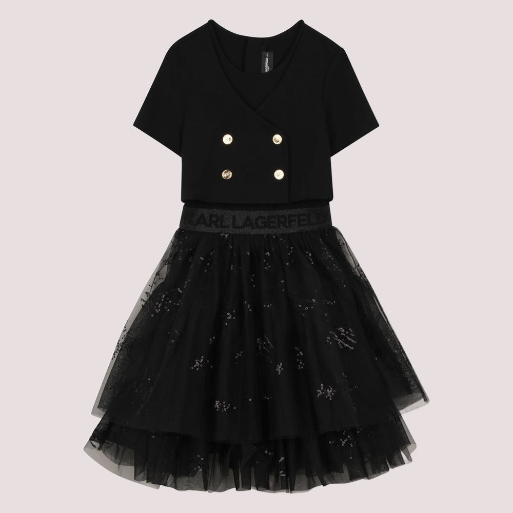 Abito con bottoni logati Z31142 /09B KARL LAGERFELD 