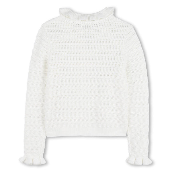 Cardigan con logo ricamato C21234 /117 CHLOE 