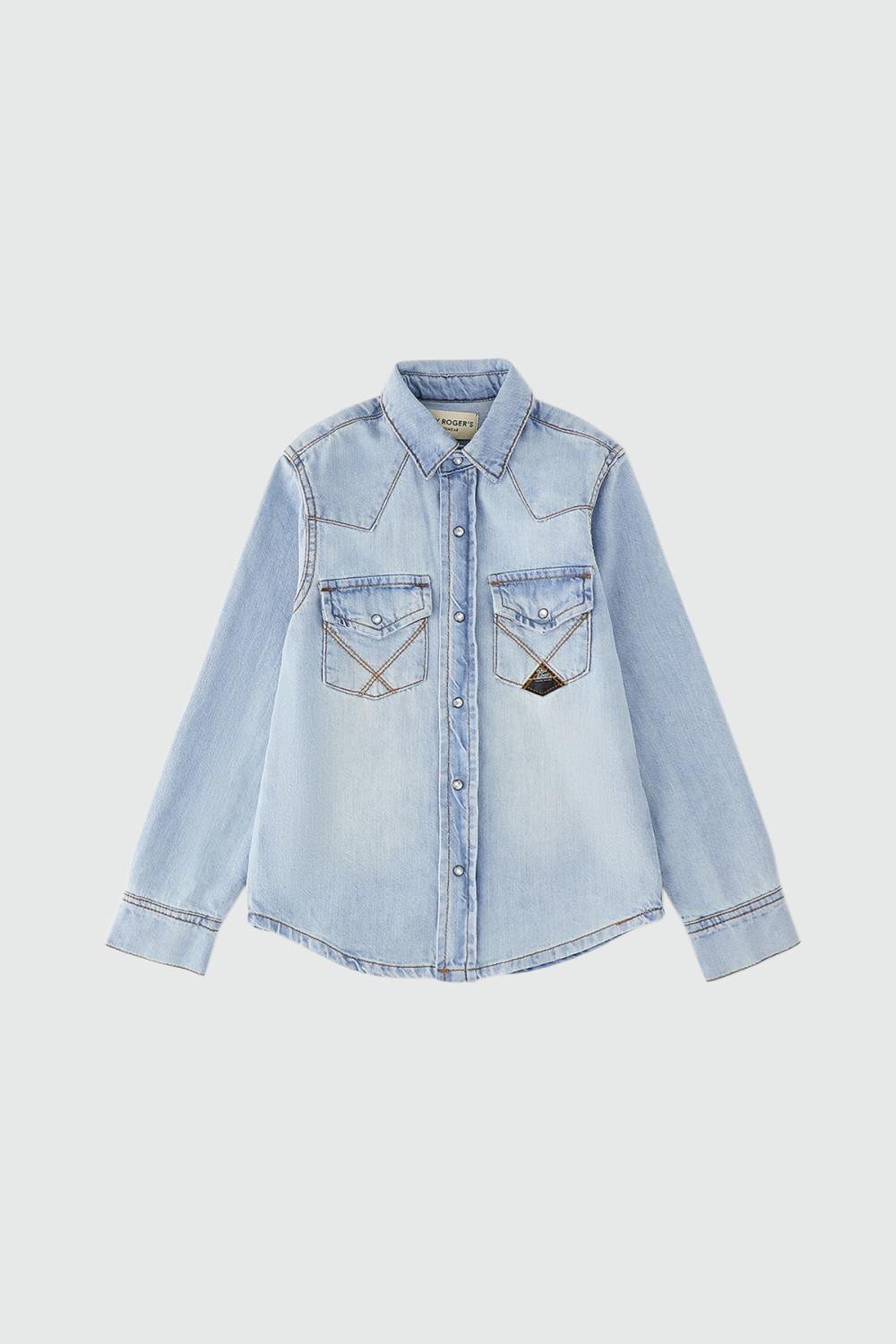 Camicia la jolla in denim RG129 00 /7025 ROY ROGERS 