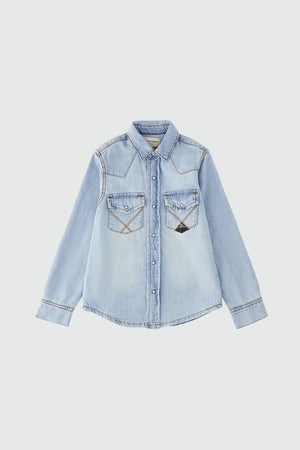 Camicia la jolla in denim RG129 00 /7025 ROY ROGERS 