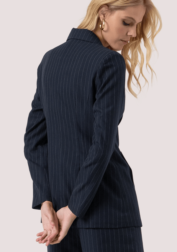 Blazer regular lungo doppiopetto gessato FR25WJ3007W813D4 /117 FRACOMINA 