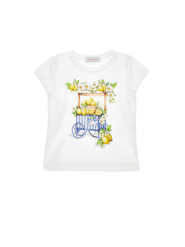 T-Shirt Carretto Limoni 11G624 7201 /99 MONNALISA 
