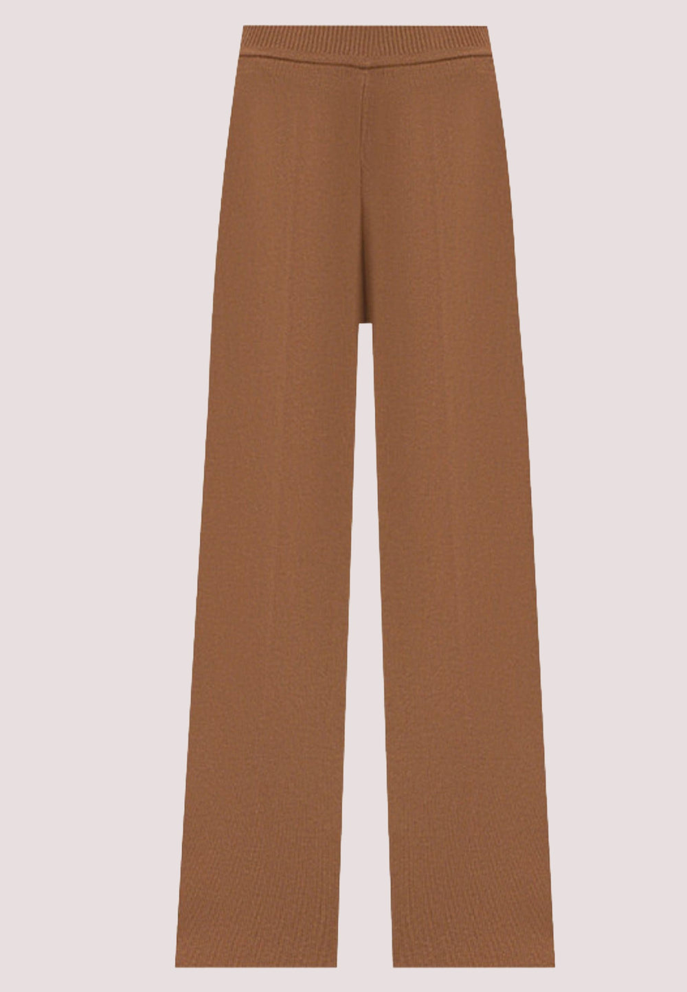 Pantaloni palazzo in maglia cammello 252LI3NAA /12725 TWINSET 