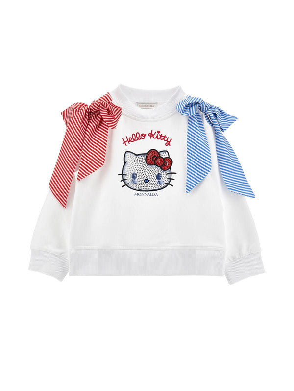 Felpa Hello Kitty con fiocchi 19G607 7012 /99 MONNALISA 