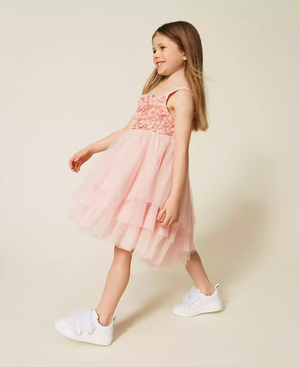 Abito corto baby in tulle a balze 261GB2104 /10021 TWINSET 