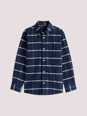 Camicia regular fit a quadri windowpane KB0KB10096 /BDS TOMMY HILFIGER 