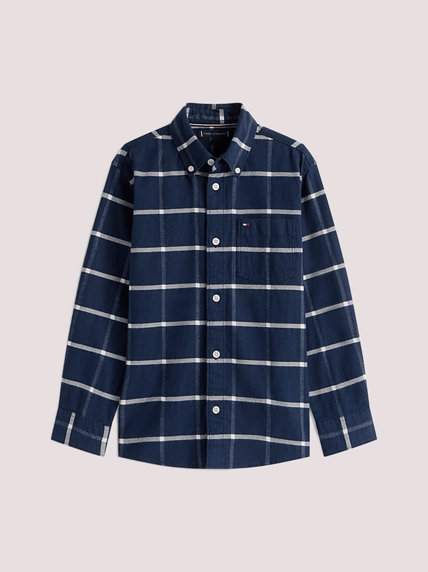 Camicia regular fit a quadri windowpane KB0KB10096 /BDS TOMMY HILFIGER 