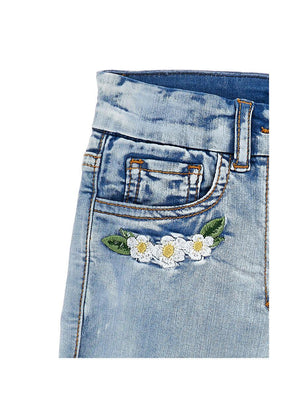 Shorts con Trilli e fiori 19G416 7013 /62 MONNALISA 
