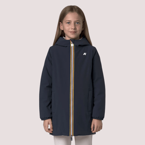 Giacche reversibili blu da bambina con imbottitura sintetica K11517W /BBN KWAY 