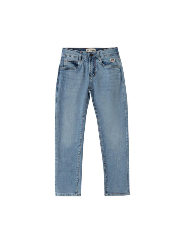 Jeans bambino denim azzurro slavato