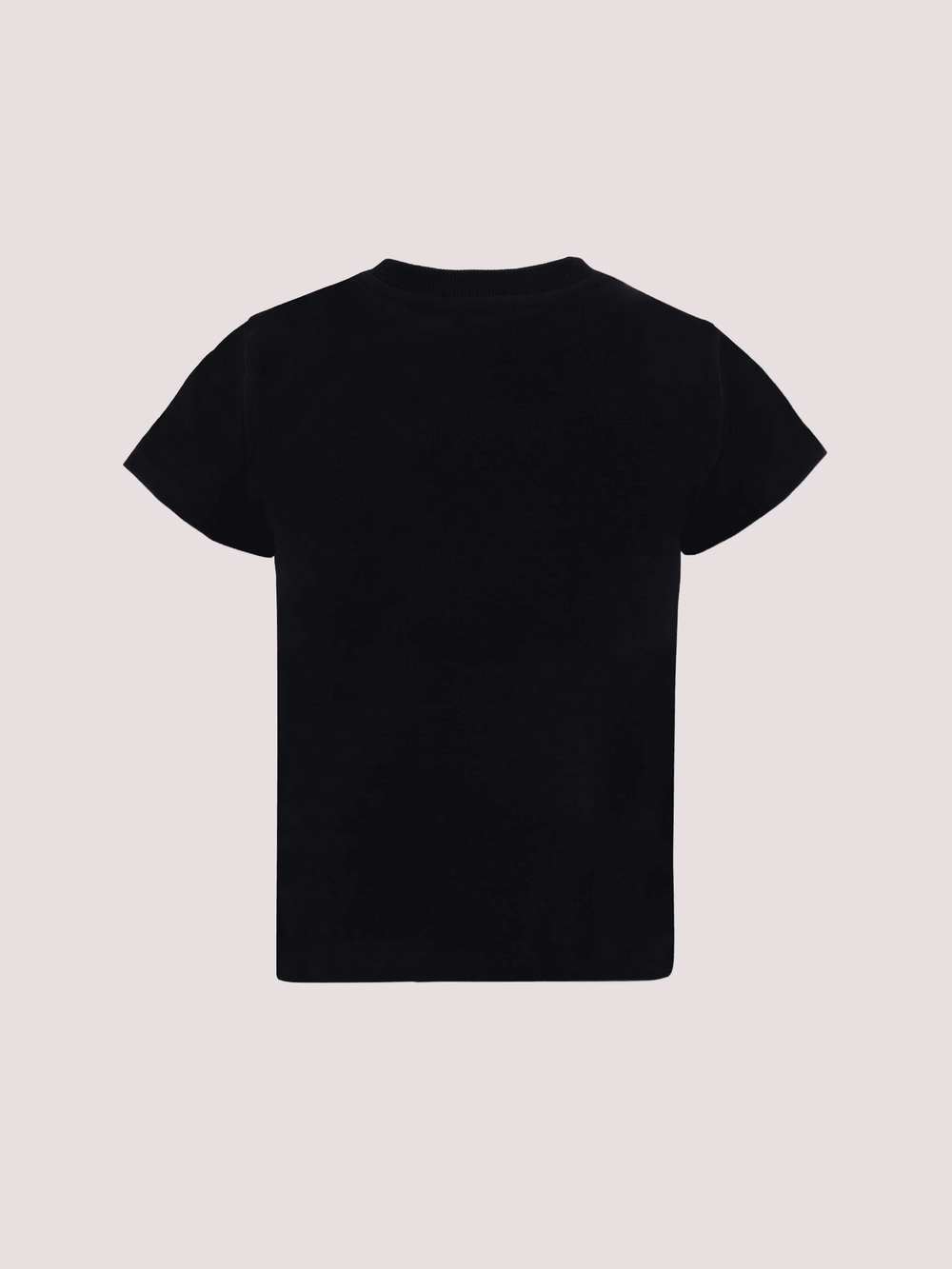 T-shirt nera per bambina con Teddy Bear e paillettes HCM06K LBA11 /60100 MOSCHINO 