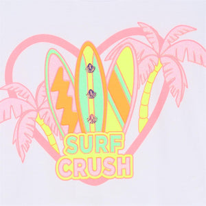 T-shirt con stampa in glitter U21951 /10P BILLIEBLUSH 