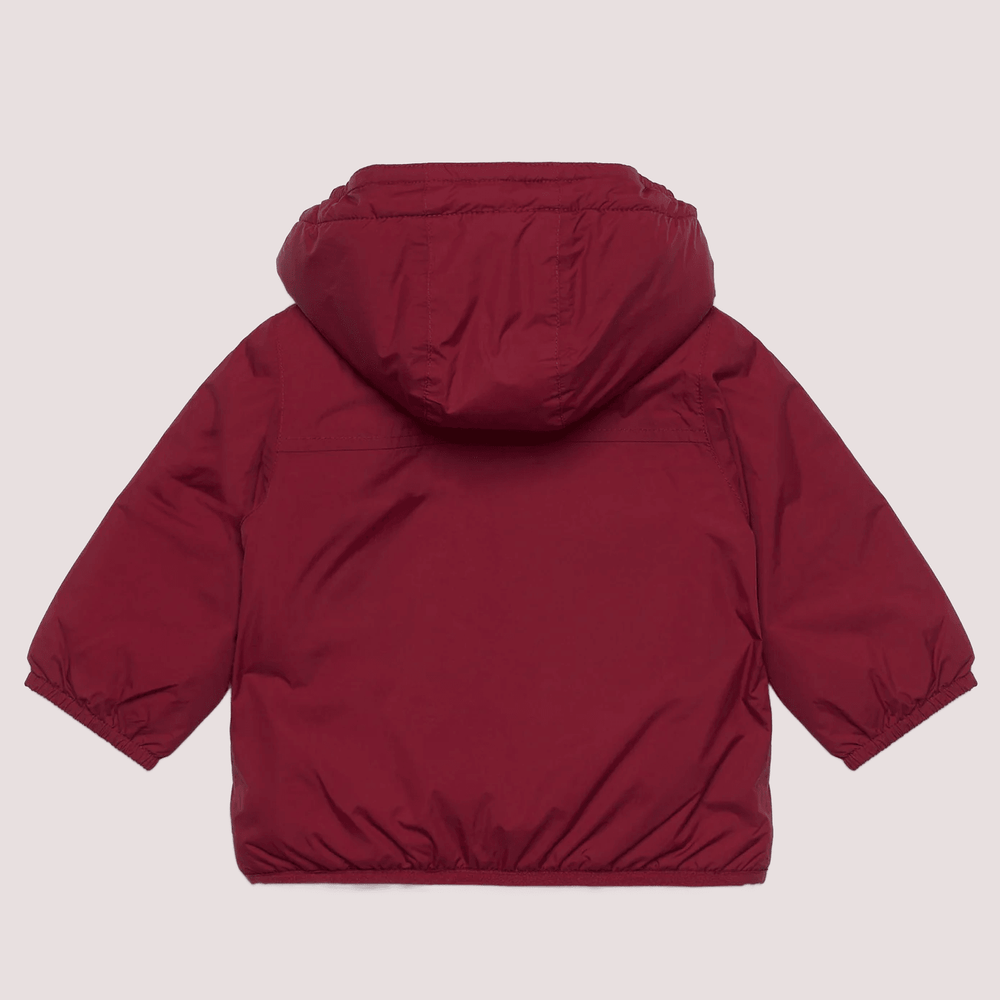 Giubbotto rosso Claudine Orsetto per neonato con logo K7142RW /WNN KWAY 