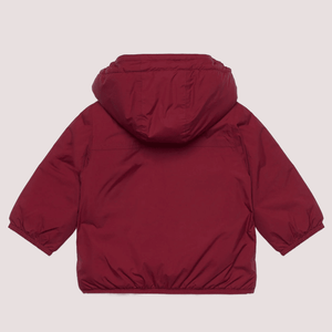 Giubbotto rosso Claudine Orsetto per neonato con logo K7142RW /WNN KWAY 