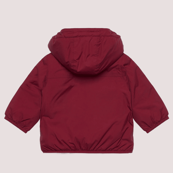 Giubbotto rosso Claudine Orsetto per neonato con logo K7142RW /WNN KWAY 