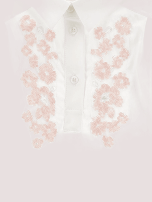 Camicia con ricami Z1G300 7168 /9992 ERMANNO SCERVINO KIDS 