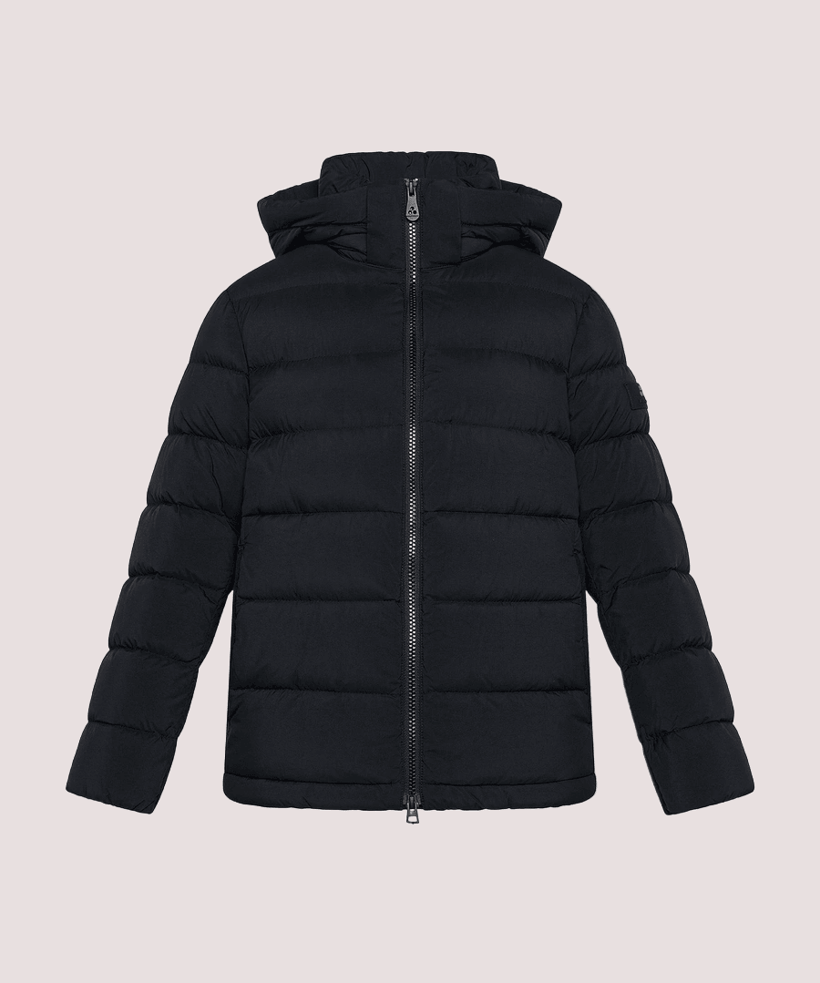 Piumino in nylon leggero con cappuccio PKK216701181971 /NER PEUTEREY 