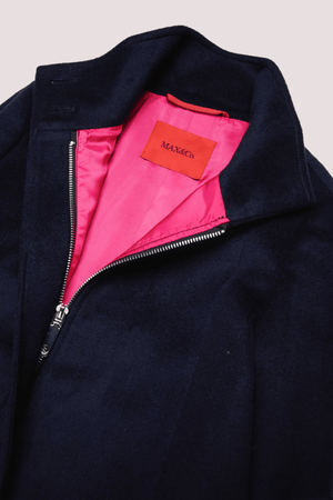 Cappotto lungo A-shape in misto lana MX0230 MX079 /MX854 MAX&CO 