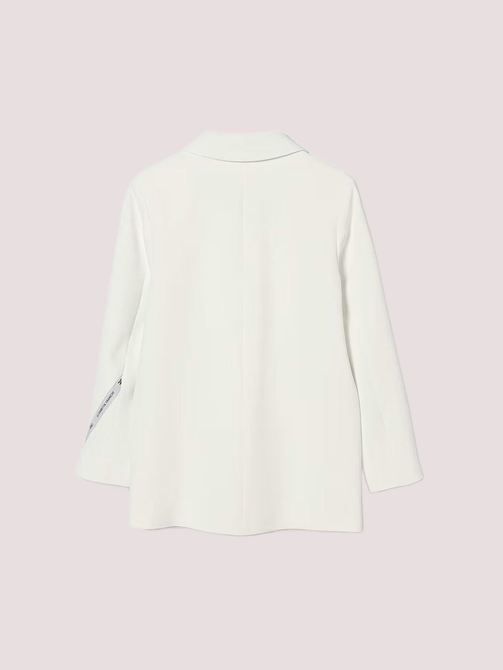 Giacca in crepe con nastro logato su una manica EFGC074 GA022 /0195 ELISABETTA FRANCHI La Mia Bambina 