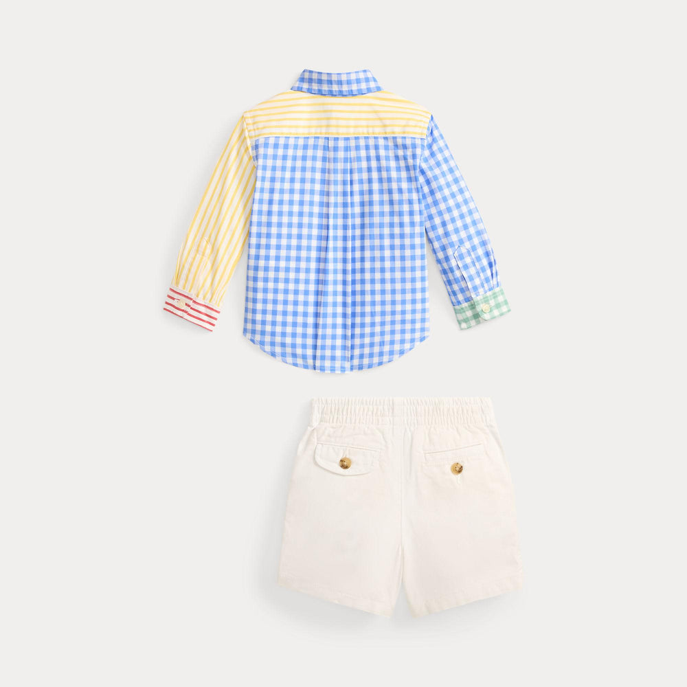 Camicia popeline fun e pantaloncini flex abrasion 320B14059 /001 POLO RALPH LAUREN 