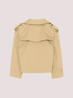 Trench corto doppiopetto S6MSJGJK132 /015 MSGM KIDS 