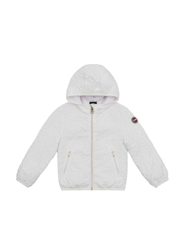 Giacca leggera rosa con cappuccio