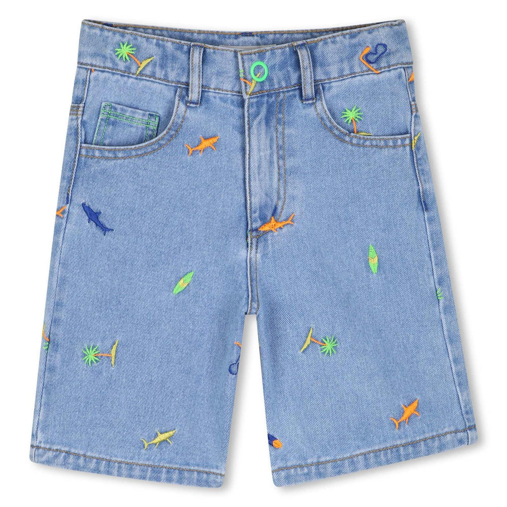 Bermuda in denim U21721 /Z18 BILLIEBLUSH 