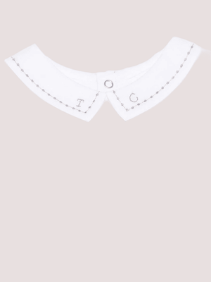 Tutina bianca con colletto alla Peter Pan CB11001 /1 Tartine et Chocolat 