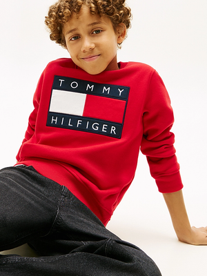 Felpa con logo frontale Tommy Hilfiger KS0KS00709J /XLG TOMMY HILFIGER 