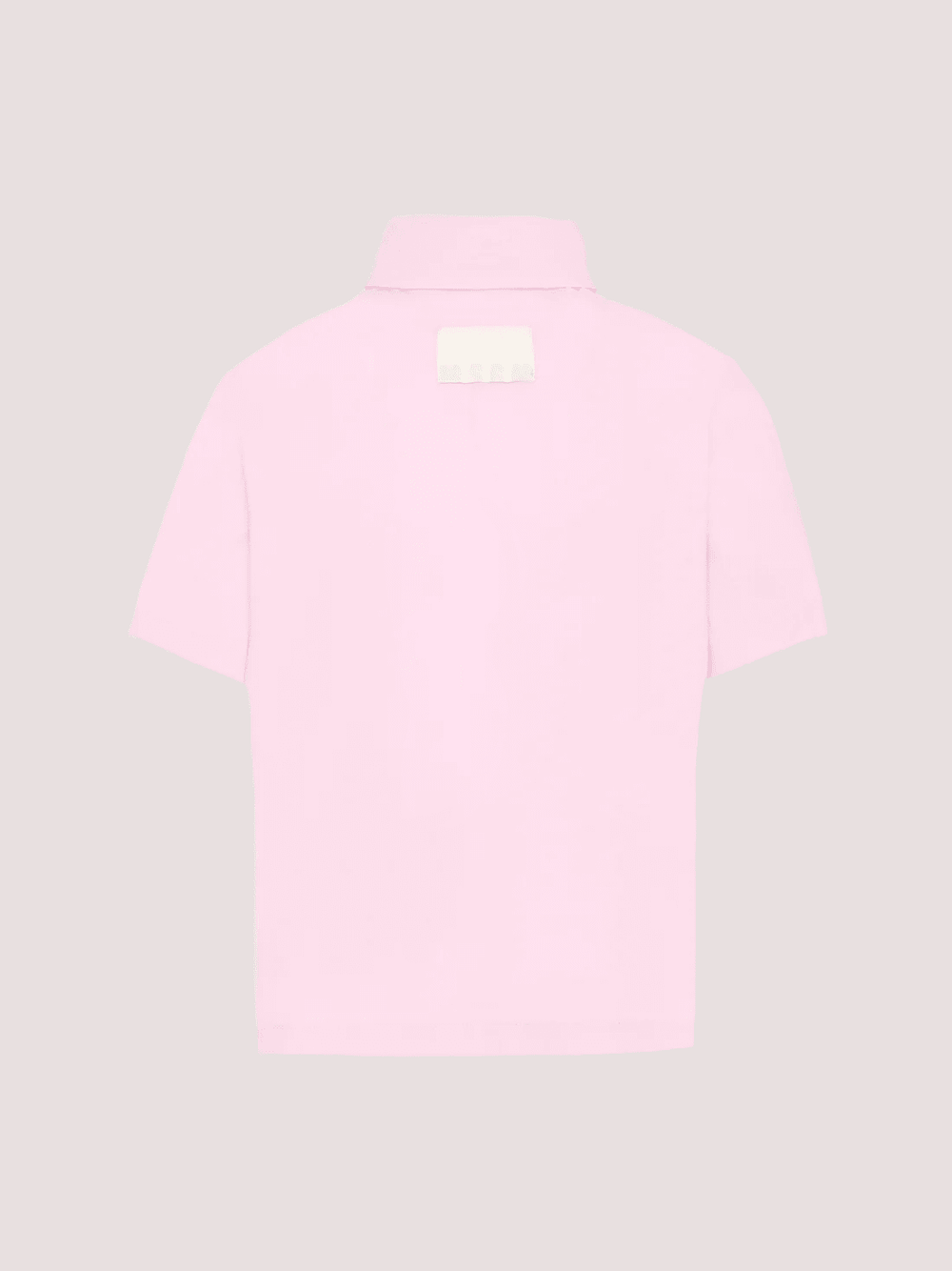 Camicia con logo a maniche corte S6MSJGSI163 /MS070 MSGM KIDS 