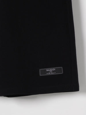 Shorts bambina neri in cotone