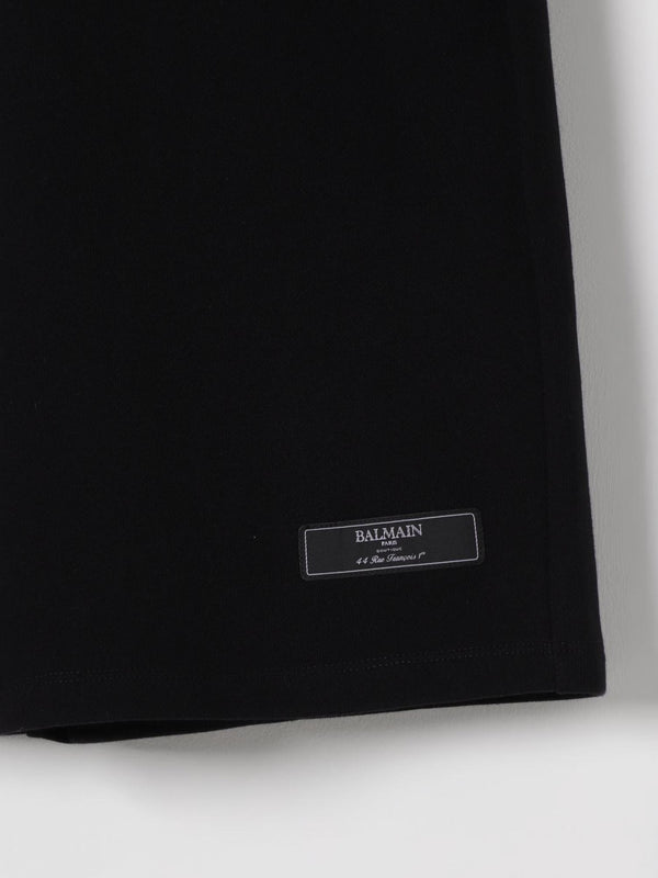 Shorts bambina neri in cotone