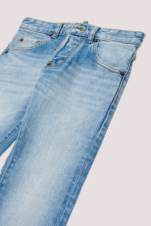 Jeans slim fit lavaggio blu chiaro - Cool Guy DQ3281 D0AF3 /DQ01 DSQUARED2 JUNIOR 