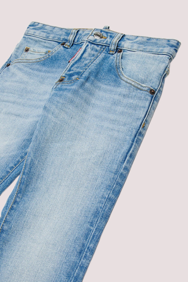 Jeans slim fit lavaggio blu chiaro - Cool Guy DQ3281 D0AF3 /DQ01 DSQUARED2 JUNIOR 