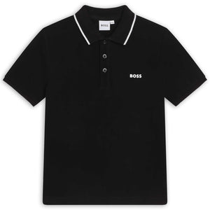 Polo con logo stampato J25P26 /09B BOSS 