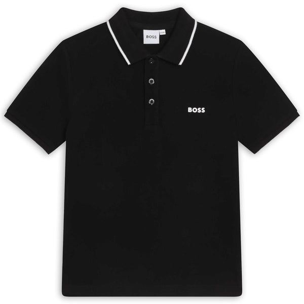 Polo con logo stampato J25P26 /09B BOSS 