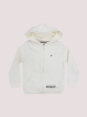 Felpa con cappuccio, zip e logo sul retro KB0KB09894 /YA8 TOMMY HILFIGER 