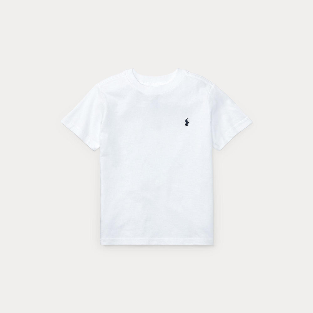 T-shirt in jersey di cotone con scollo a girocollo 322832904 /035 POLO RALPH LAUREN 