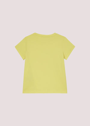 T-shirt con stampa e castoni KA6027 JS003 /P9343 LIU JO 