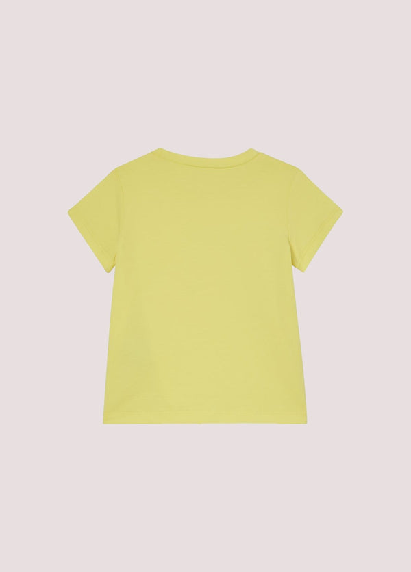 T-shirt con stampa e castoni KA6027 JS003 /P9343 LIU JO 
