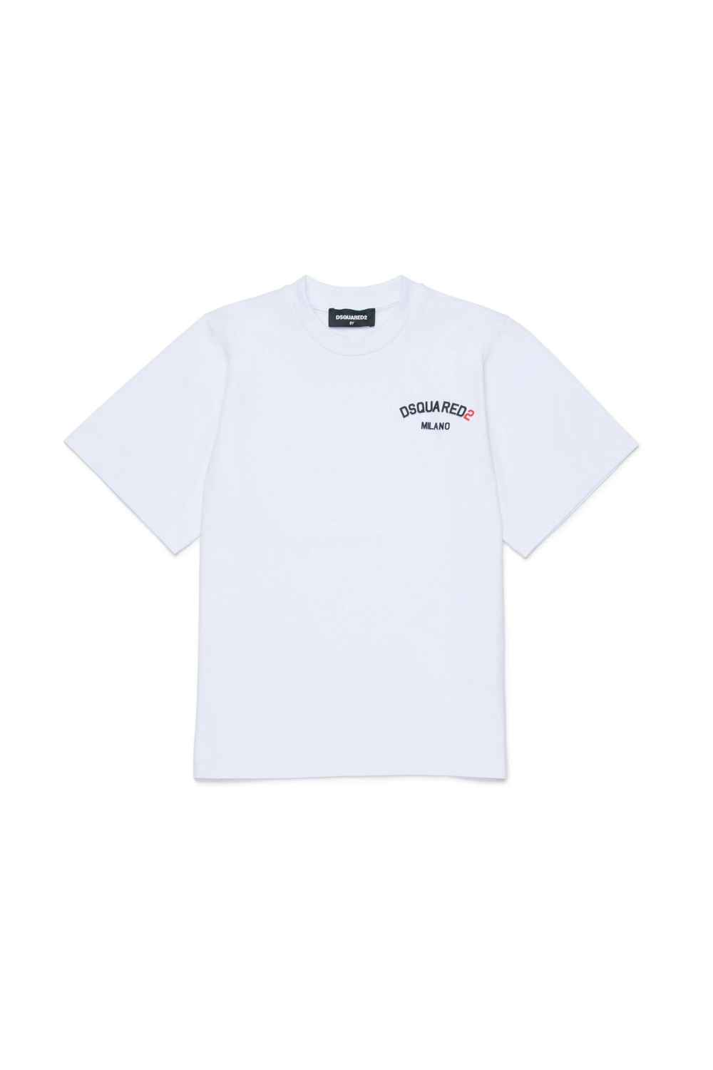 T-shirt girocollo con logo DQ3169 D0AAP /DQ100 DSQUARED2 JUNIOR 