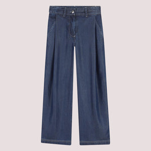 Pantalone largo con logo ricamato sul retro D62582 /Z28 DKNY 