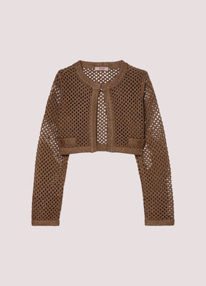 Cardigan in rete GA6099 MA76R /X0752 LIU JO 